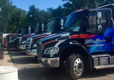 Tow Trucks Lined Up