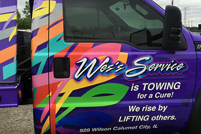 towing-for-cure-cancer-wess-services-chicagoland-illinois